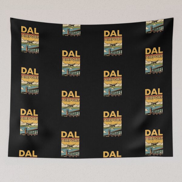 Item preview,  "DAL Airport" - Retro Sunset Travel Design designed and sold by DMNindustries.