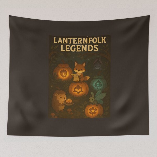 Item preview, Lanternfolk Legends – Glowing Creatures of the Pumpkin Glade designed and sold by GeoWild Designs.