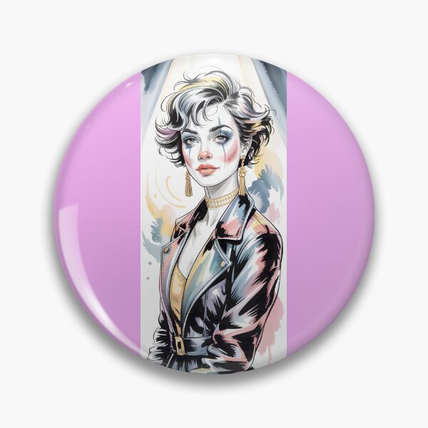 Item preview, Vibrant Clown Woman Portrait By Merch, Limited Edition designed and sold by HERIBERTOMARTHA.