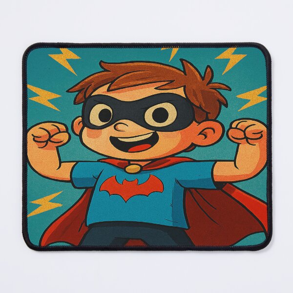 Item preview, Power Pose – Energetic Superkid Cartoon Design designed and sold by ZeMa-JA.