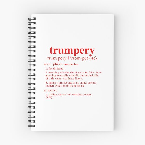 Item preview, Trumpery Definition - anti trump (red) designed and sold by Thelittlelord.