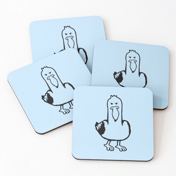 Item preview, Seagull Evil Duck Bird Smile Mean Mad Funny designed and sold by shirt-o-mat.