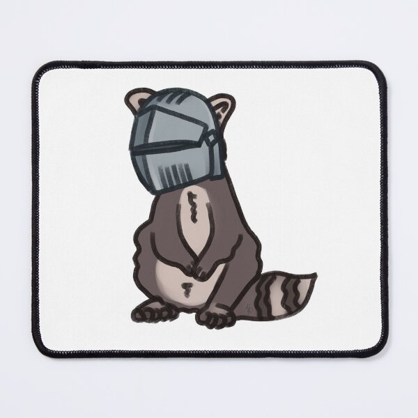 Item preview, Raccoon in knight armor 1 designed and sold by keeksrr.