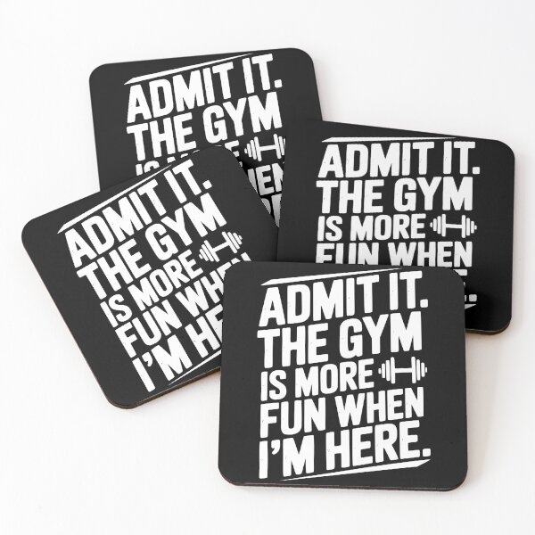 Item preview, Admit It The Gym Is More Fun When I’m Here designed and sold by Frank Ring.