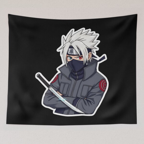 Item preview, Kakashi Chibi con Katana Eléctrica Naruto designed and sold by thuuthays.