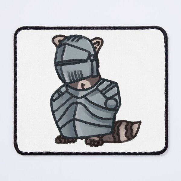 Item preview, Raccoon in knight armor 2 designed and sold by keeksrr.