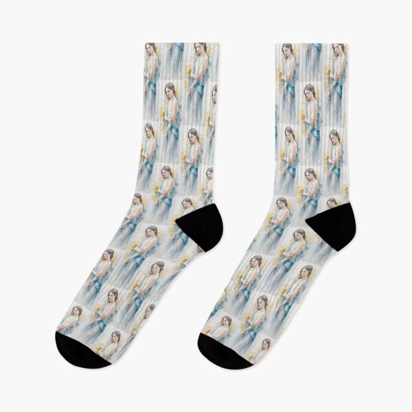 Item preview, Ethereal Muse Watercolor Art By Merch, Limited Edition designed and sold by HERIBERTOMARTHA.