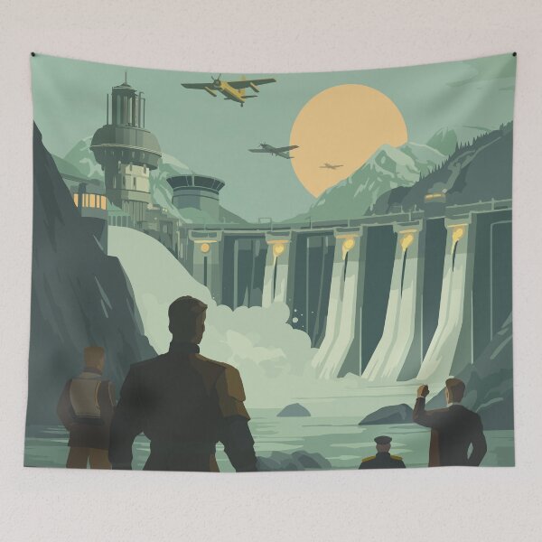 Item preview, BARRAGE - Inspired Poster / Retro Board Game Poster / Wall Art Print / Fantasy, Board Game, RPG, DnD / Home Decor Gift Idea  designed and sold by RoleplayRealm.