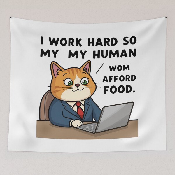 Item preview, Funny Cats designed and sold by 1PrintSpark.