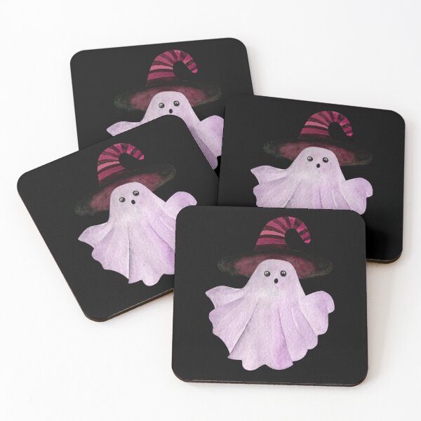Item preview, Cute Halloween Ghost – Spooky Witch Hat & Tombstone  Pattern Aesthetic Design designed and sold by My Favorite Store.