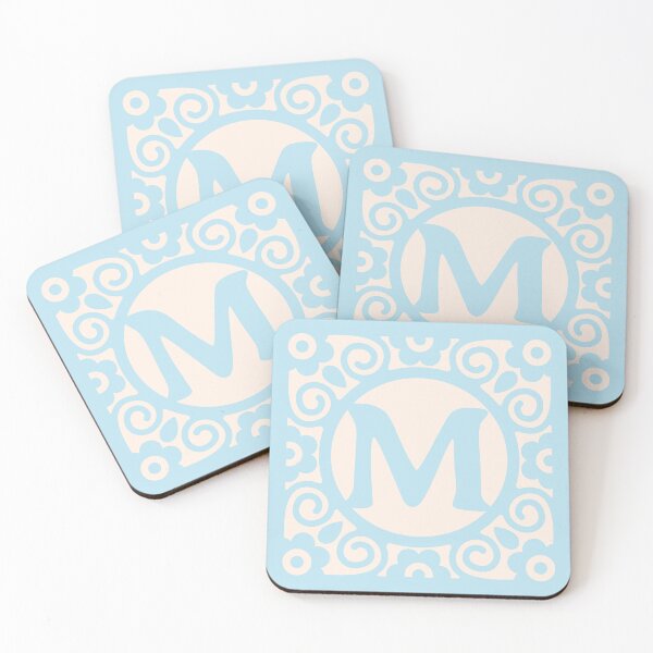 Item preview, LETTER BLOCK AQUA - M designed and sold by purplepixel.