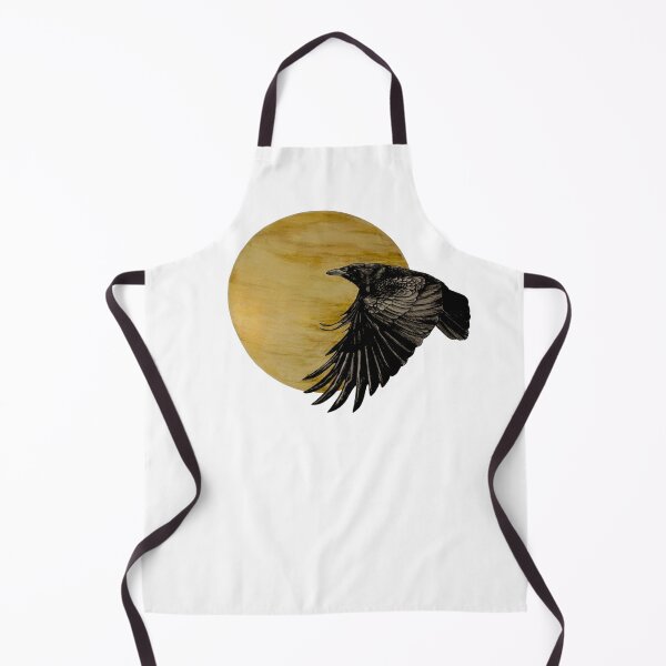 Item preview, Cuervo en vuelo a través del sol/luna designed and sold by OnaleeNicklinArt.