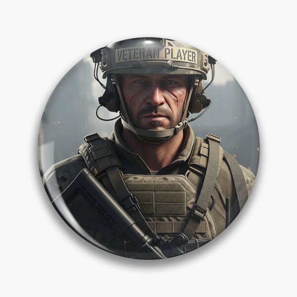 Item preview, Veteran Player - Tactical Operator Portrait Art designed and sold by SupraShore.