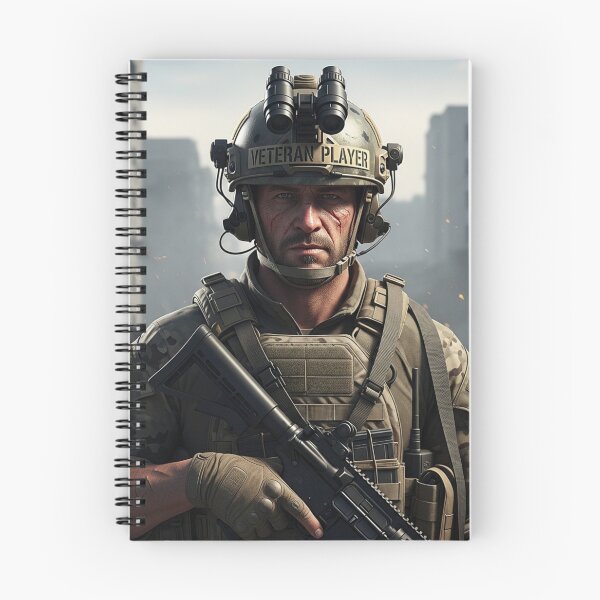 Item preview, Veteran Player - Tactical Operator Portrait Art designed and sold by SupraShore.