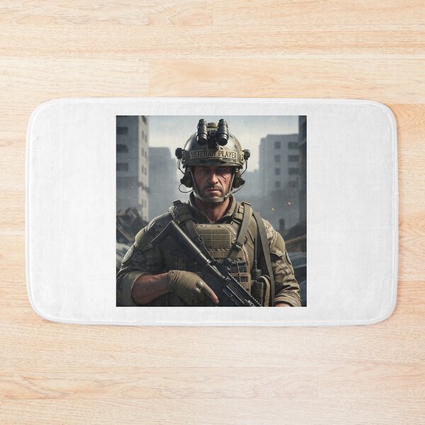 Item preview, Veteran Player - Tactical Operator Portrait Art designed and sold by SupraShore.