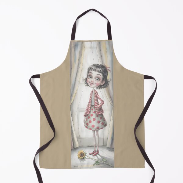 Item preview, Whimsical Girl With Sunflower Charm By Merch, Limited Edition designed and sold by JERICHOALBERT2.