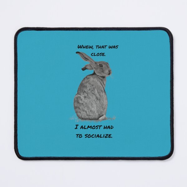 Item preview, Introverted rabbit designed and sold by OnaleeNicklinArt.