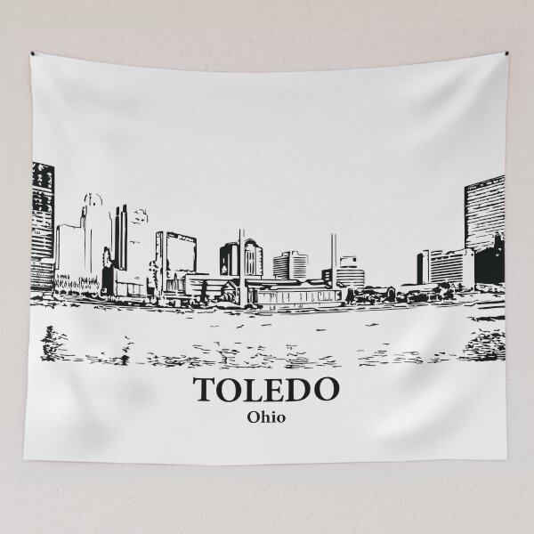 Artikelvorschau, Toledo - Ohio entworfen und verkauft von Lakeric Cityscapes.