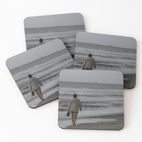 Item preview, Woman Walking on Beach Barefoot designed and sold by kenedyraemedia.