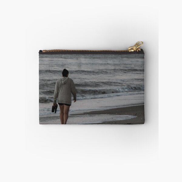 Item preview, Woman Walking on Beach Barefoot designed and sold by kenedyraemedia.