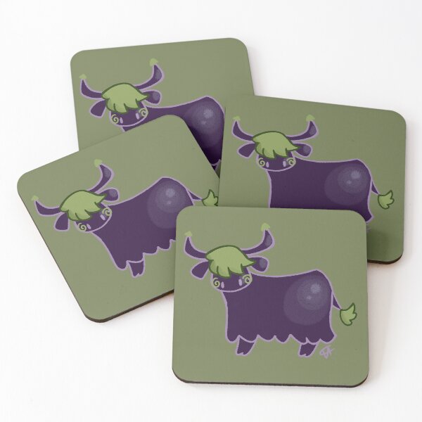 Item preview, Purple Eggplant Highland Cow  designed and sold by TheArtisticCell.