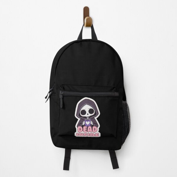Item preview, Cute Grim Reaper – Dead Inside Funny Sticker designed and sold by Tiatooty.