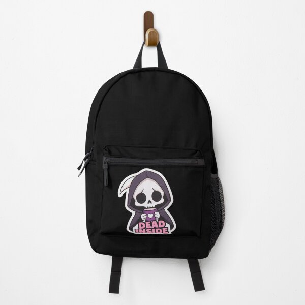 Item preview, Cute Grim Reaper – Dead Inside Funny Sticker designed and sold by Tiatooty.
