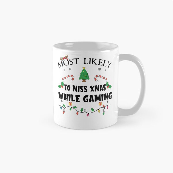 Item preview, Mostlikely To Miss Xmas While Gaming Funny Family Christmas designed and sold by cerisebixle.