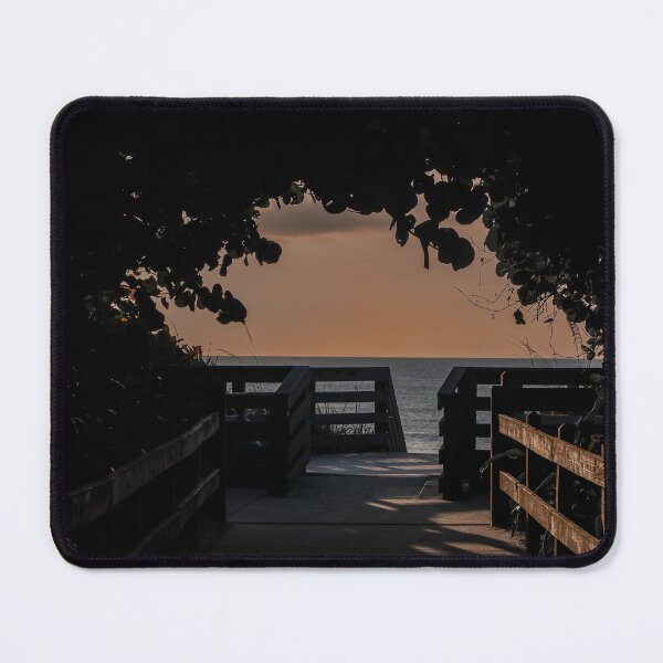 Item preview, Walkway to the Ocean at Sunset designed and sold by kenedyraemedia.