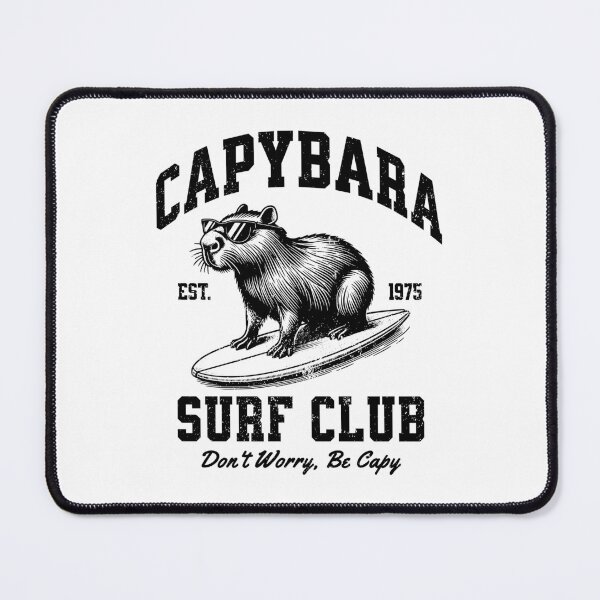 Item preview, Vintage Capybara Surf Club Don’t Worry Be Capy designed and sold by EthosWear.