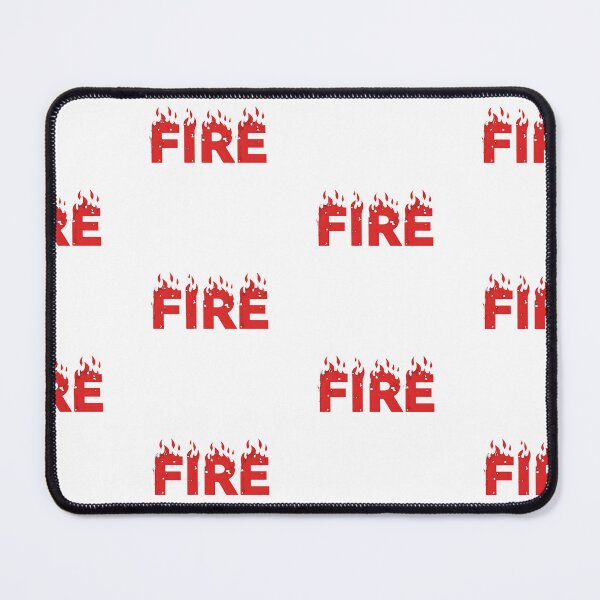 Item preview, FIRE – Red Flame Typography designed and sold by drchzak.
