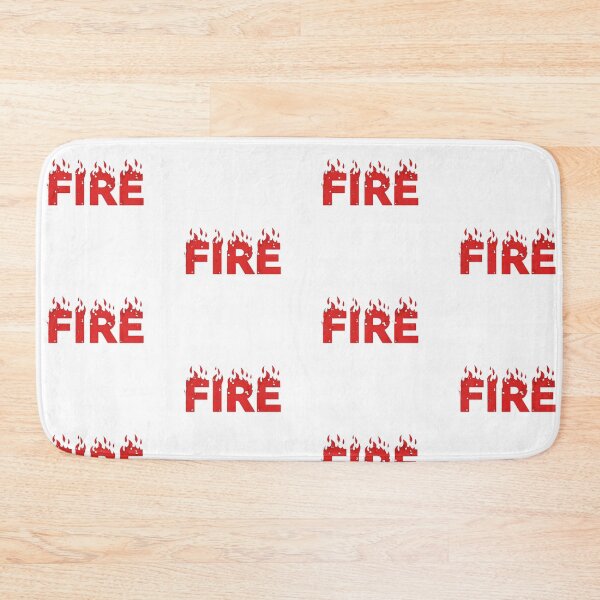 Item preview, FIRE – Red Flame Typography designed and sold by drchzak.