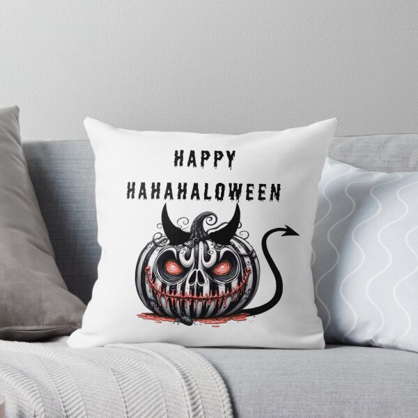 Item preview, Haunting Pumpkin Skull – Creepy Halloween Design designed and sold by Kindloom.
