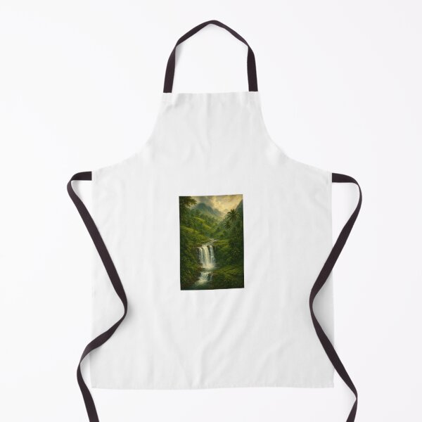 Item preview, Sri Lankan Tropical Waterfall – Jungle Paradise Art designed and sold by Ceylon Luxe Collections.