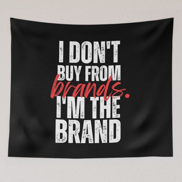 Item preview, I’m The Brand – Bold Statement Streetwear Quote designed and sold by Karim-Karem.