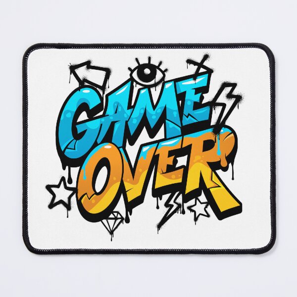 Item preview, Game Over Typography – Retro Gamer Design designed and sold by WitchyWhisper.