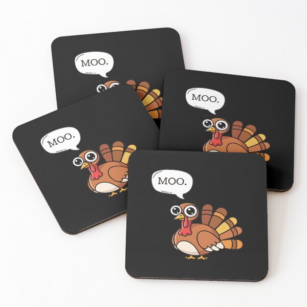 Item preview,  Turkey moo Funny thanksgiving  designed and sold by ZACK ART.