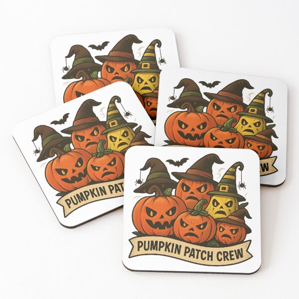 Aperçu de l'œuvre Pumpkin Patch Crew - Conception de citrouilles d'Halloween créée et vendue par AaroZoolvik.