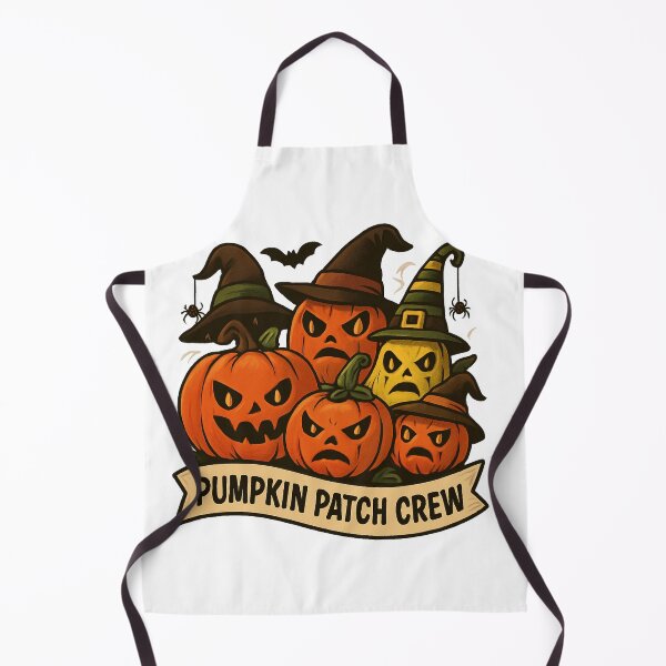 Aperçu de l'œuvre Pumpkin Patch Crew - Conception de citrouilles d'Halloween créée et vendue par AaroZoolvik.