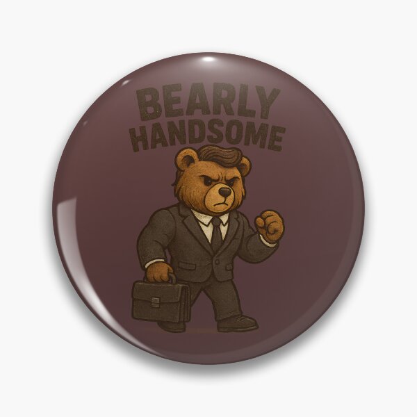 Item preview, Muscular Gentleman Teddy Bear Suit Bearly Handsome Design designed and sold by Darklibra.