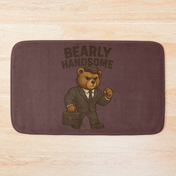 Item preview, Muscular Gentleman Teddy Bear Suit Bearly Handsome Design designed and sold by Darklibra.