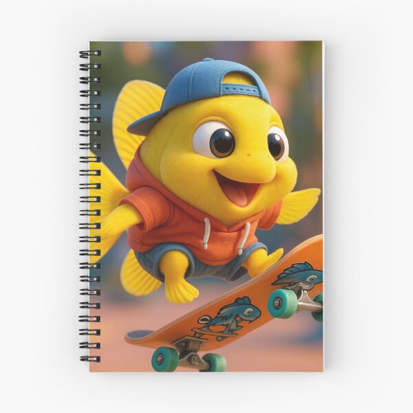 Item preview, Skater Yellow Tang Fish designed and sold by Sillytoe.