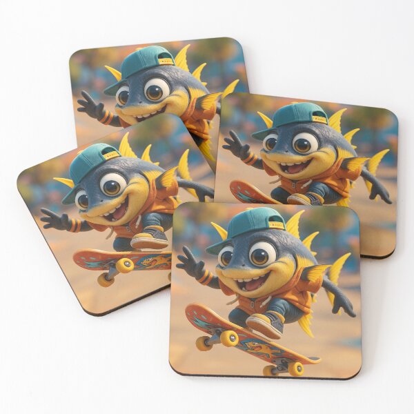 Item preview, Skater Yellowfin Tuna designed and sold by Sillytoe.