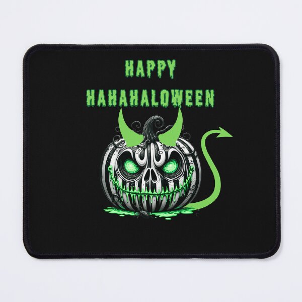Item preview, Happy Hahahaloween – Creepy Pumpkin Skull Halloween Design designed and sold by Kindloom.