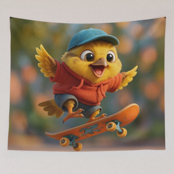 Item preview, Skater Yellowhammer designed and sold by Sillytoe.