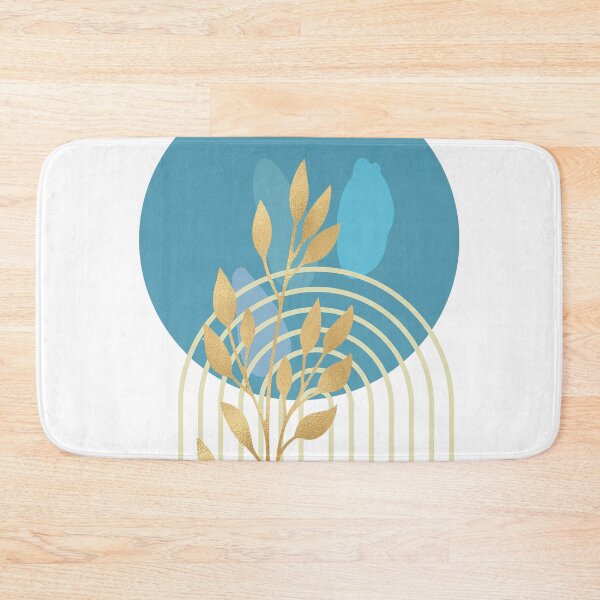 Item preview, Boho Art- Blue, Golden and Beige Simple Design designed and sold by MilabArt.