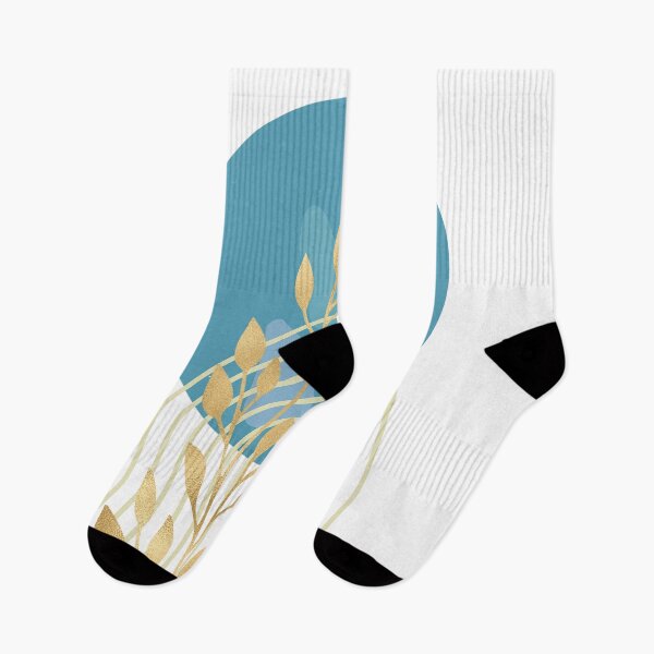 Item preview, Boho Art- Blue, Golden and Beige Simple Design designed and sold by MilabArt.