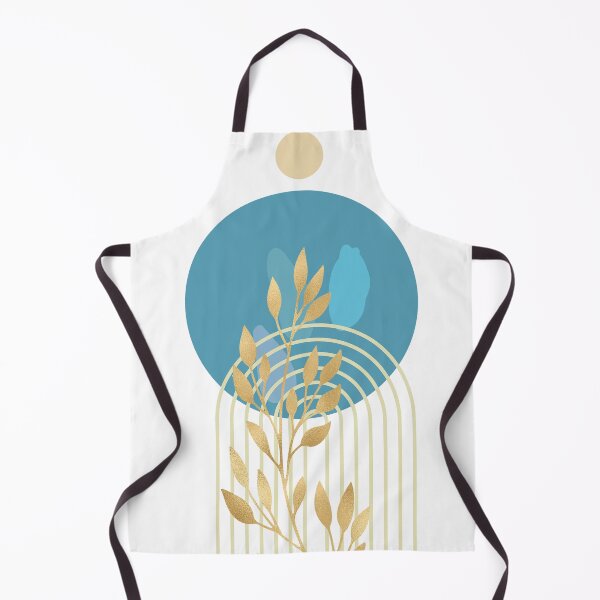 Item preview, Boho Art- Blue, Golden and Beige Simple Design designed and sold by MilabArt.