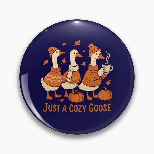 Item preview, Cozy Autumn Geese Fall Illustration designed and sold by MyWittyThings.