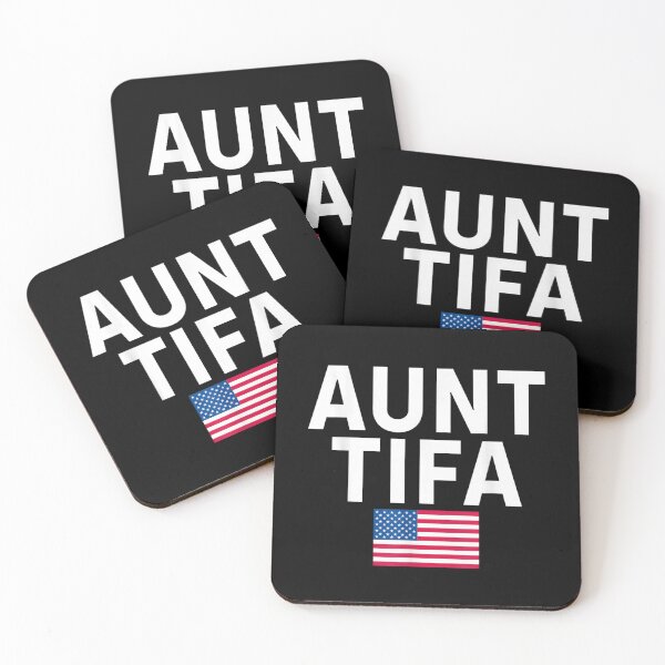 Item preview, Aunt Tifa American Flag Meme designed and sold by ivotee.